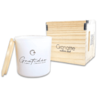 Vela Vegetal Aromática E Massagem | Gratidão - Caixa De Madei